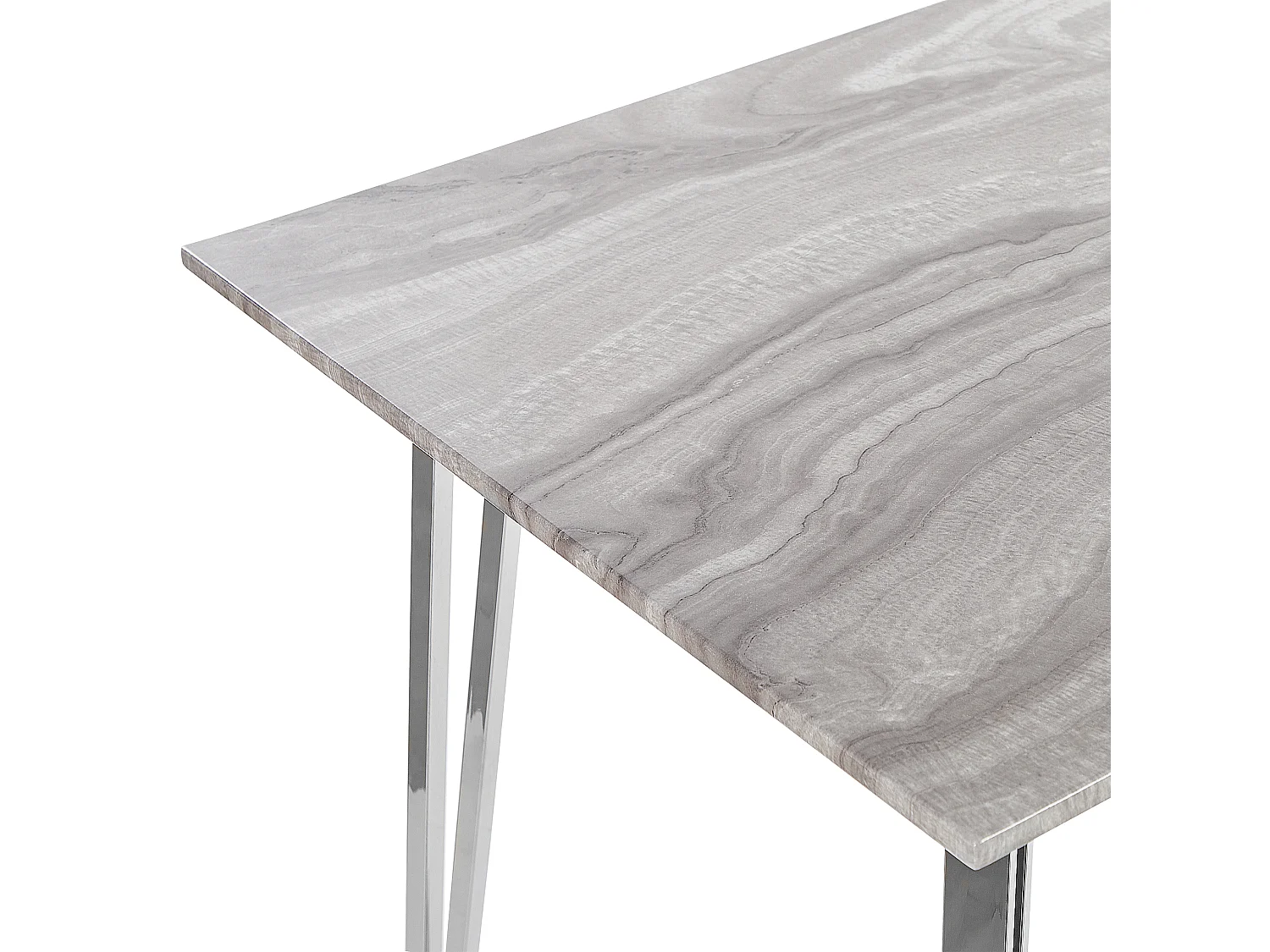 Table de repas GREYTON Blanc 120 cm 70 cm