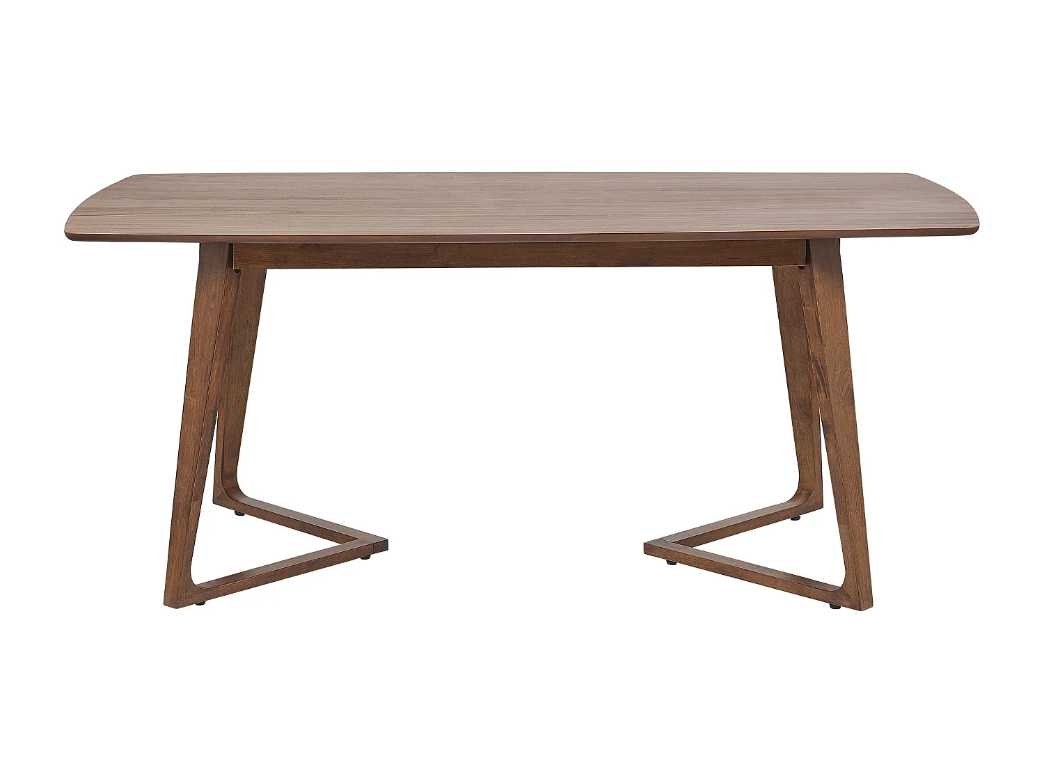 Eettafel HUXTER Donker walnoothout 180 cm 90 cm