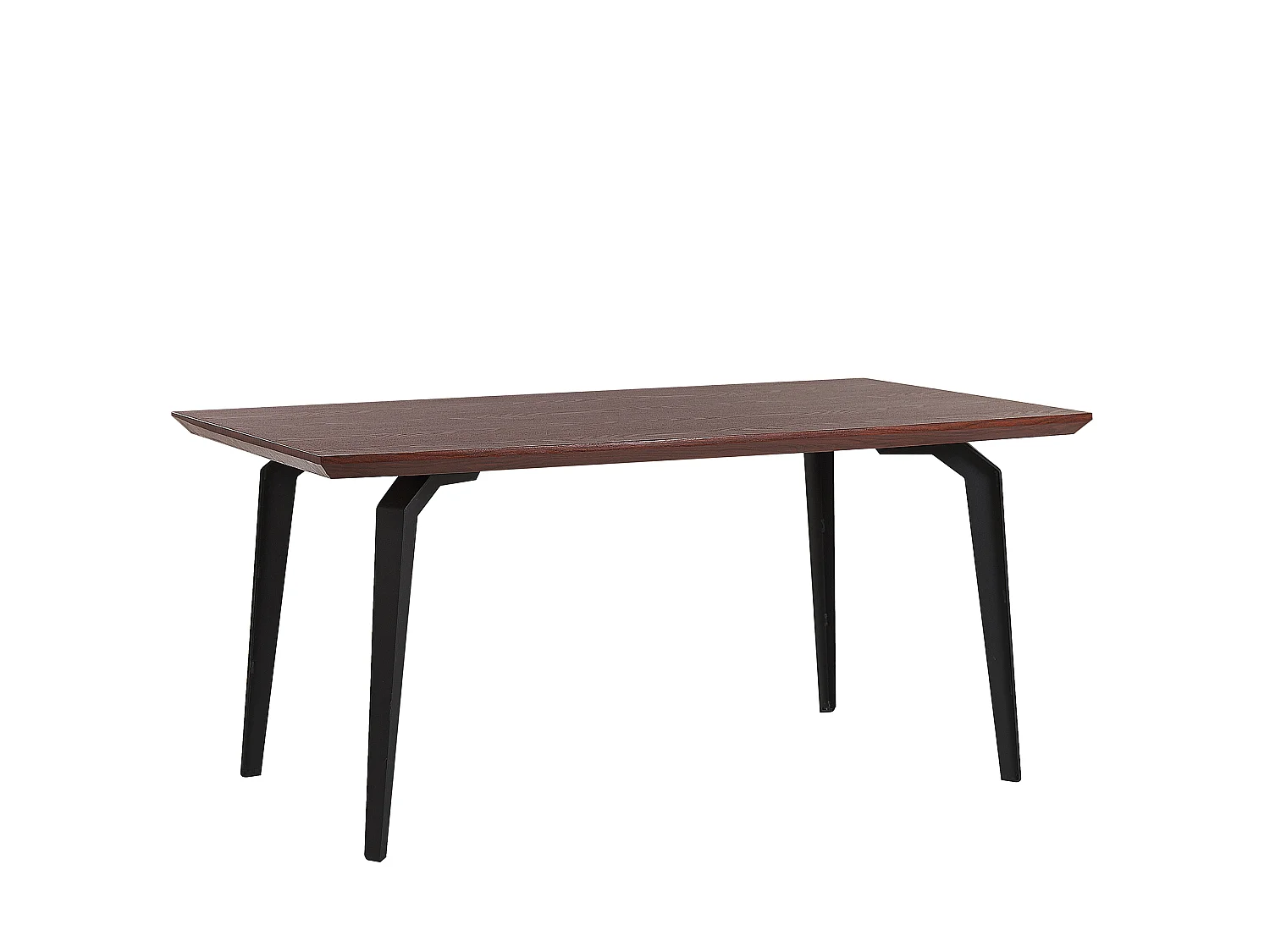 Table de repas AMARES Marron foncé 160 cm 90 cm