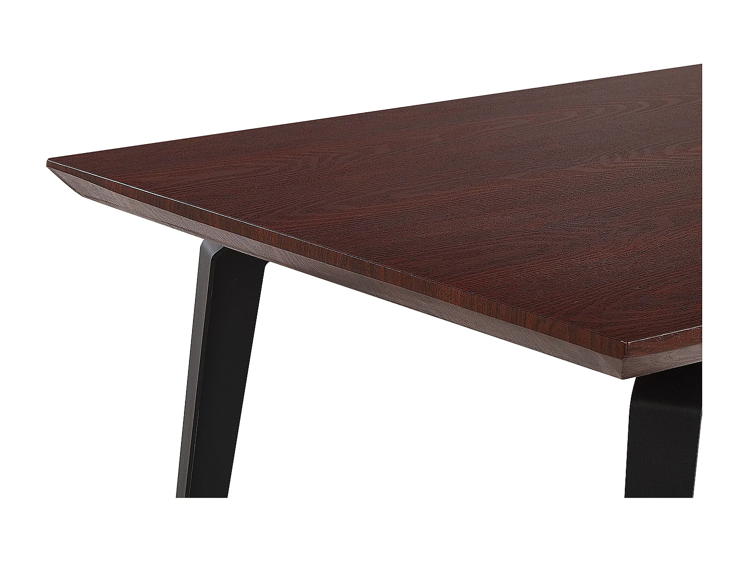 Table de repas AMARES Marron foncé 160 cm 90 cm