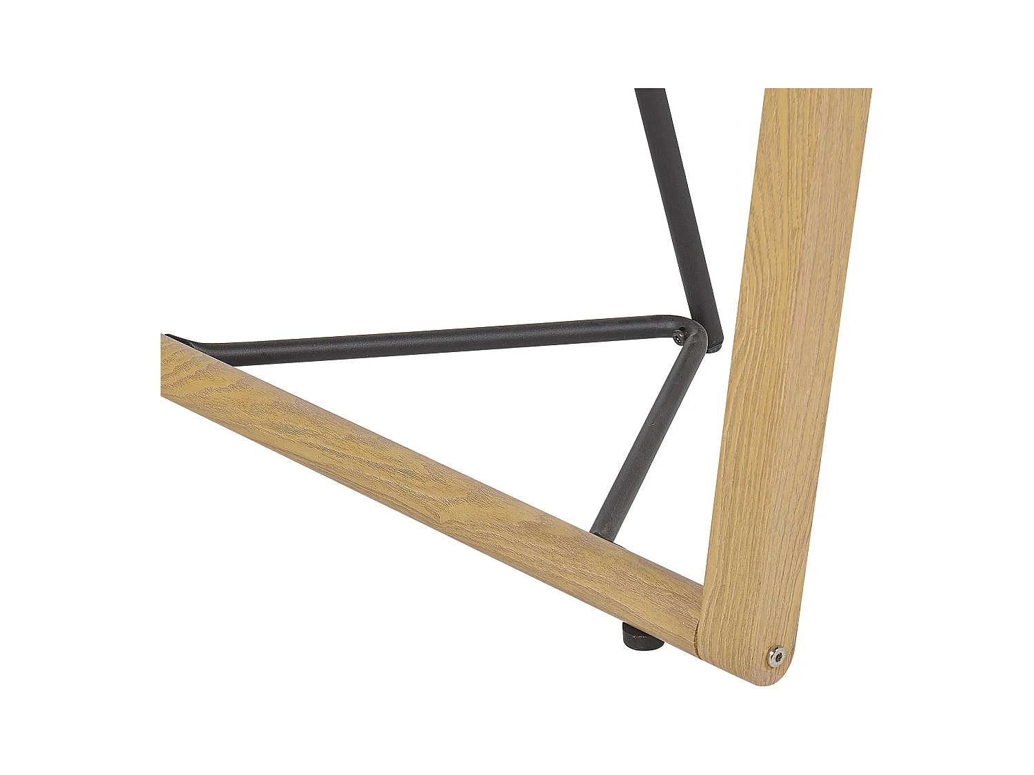 Eettafel TACOMA Lichtbruin 140 cm 80 cm Veiligheidsglas