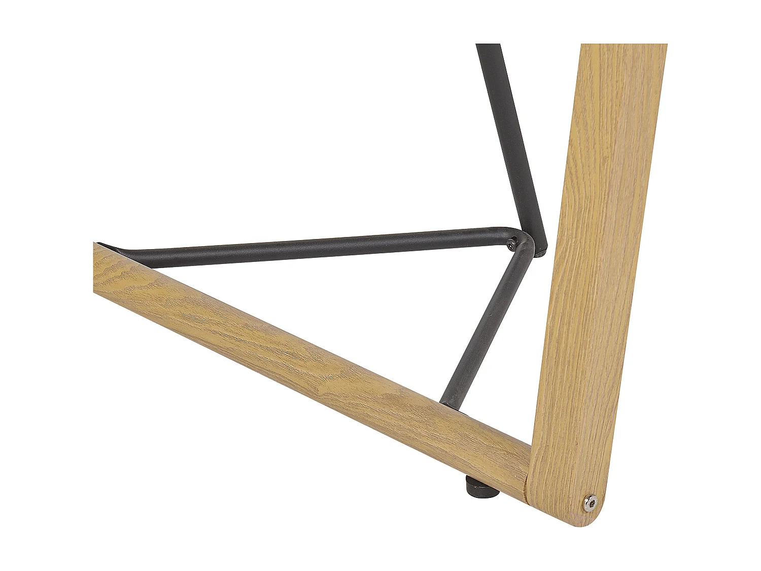 Table de repas TACOMA Marron clair 140 cm 80 cm Verre de sécurité