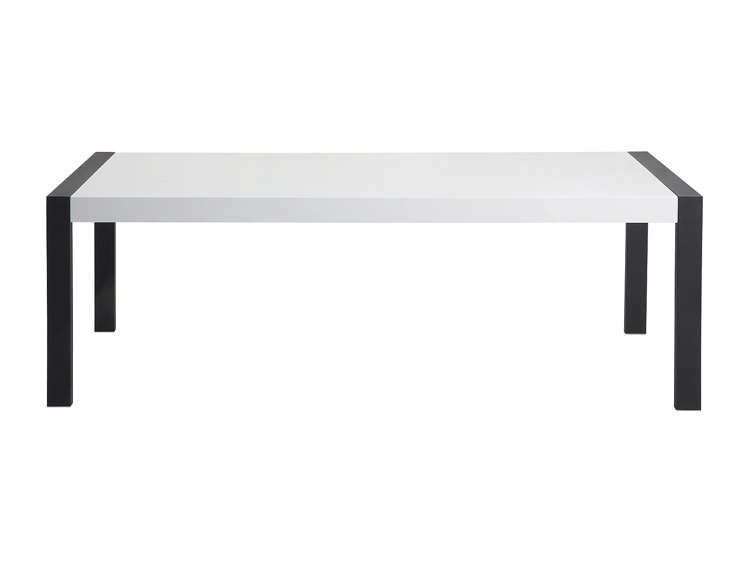 Eettafel ARCTIC Zwart/wit 220 cm 90 cm