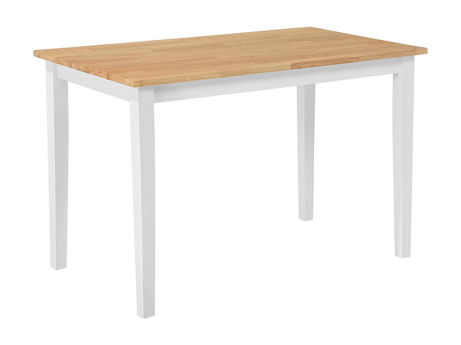Table de repas HOUSTON 120 cm 75 cm Bois Blanc