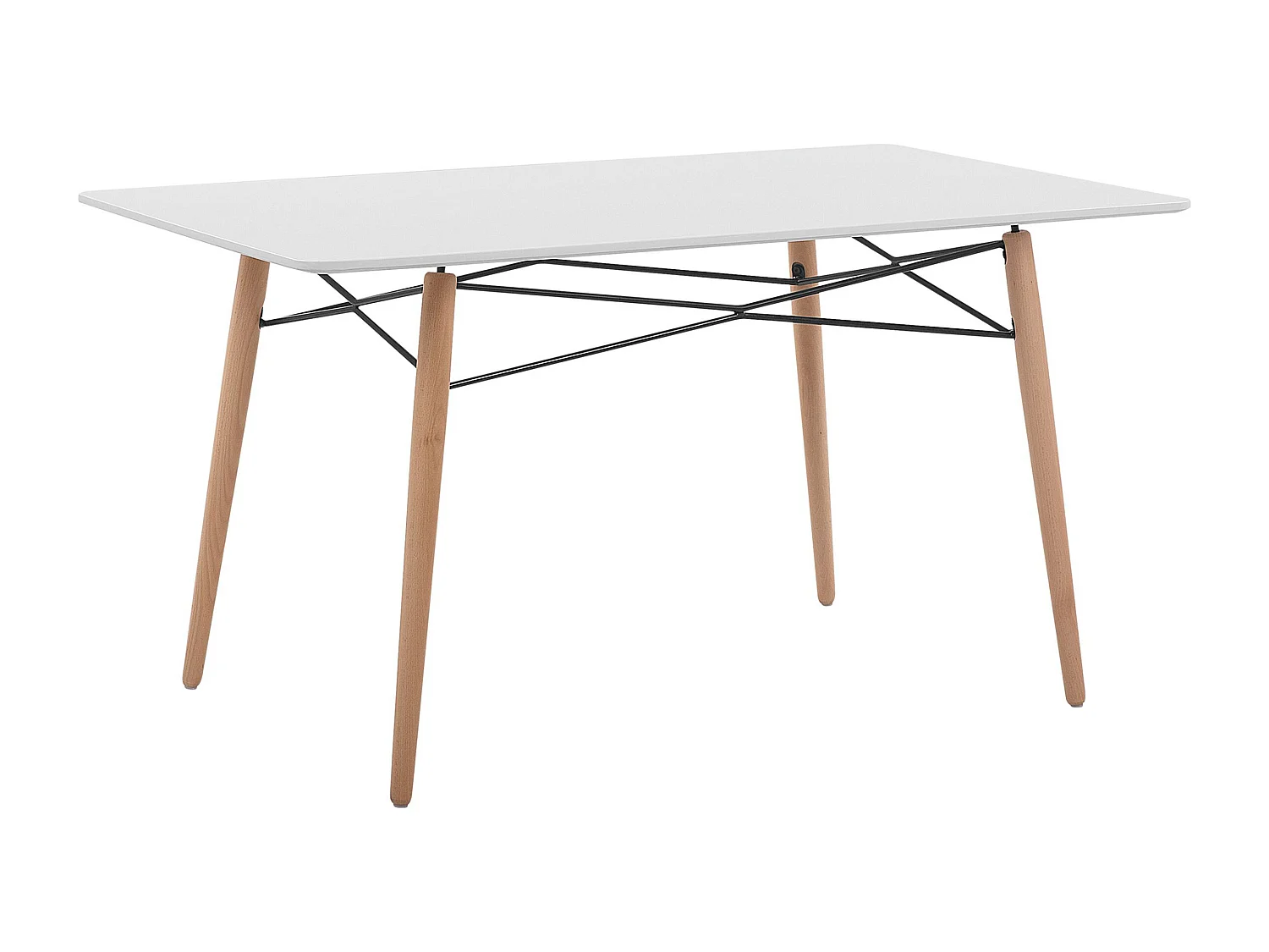Eettafel BIONDI Wit 140 cm 80 cm