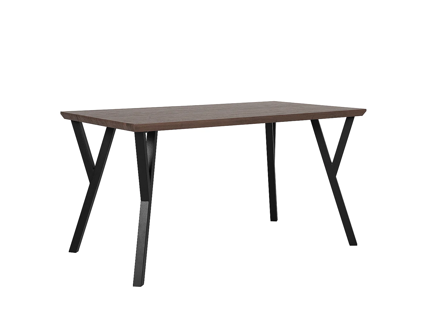 Eettafel BRAVO Donkerbruin 140 cm 80 cm