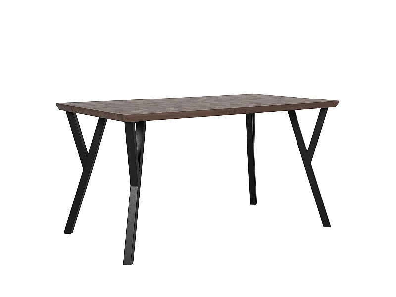 Table de repas BRAVO Marron foncé 140 cm 80 cm