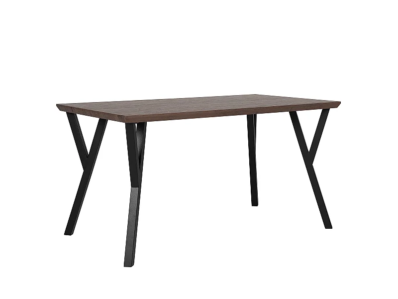 Table de repas BRAVO Marron foncé 140 cm 80 cm