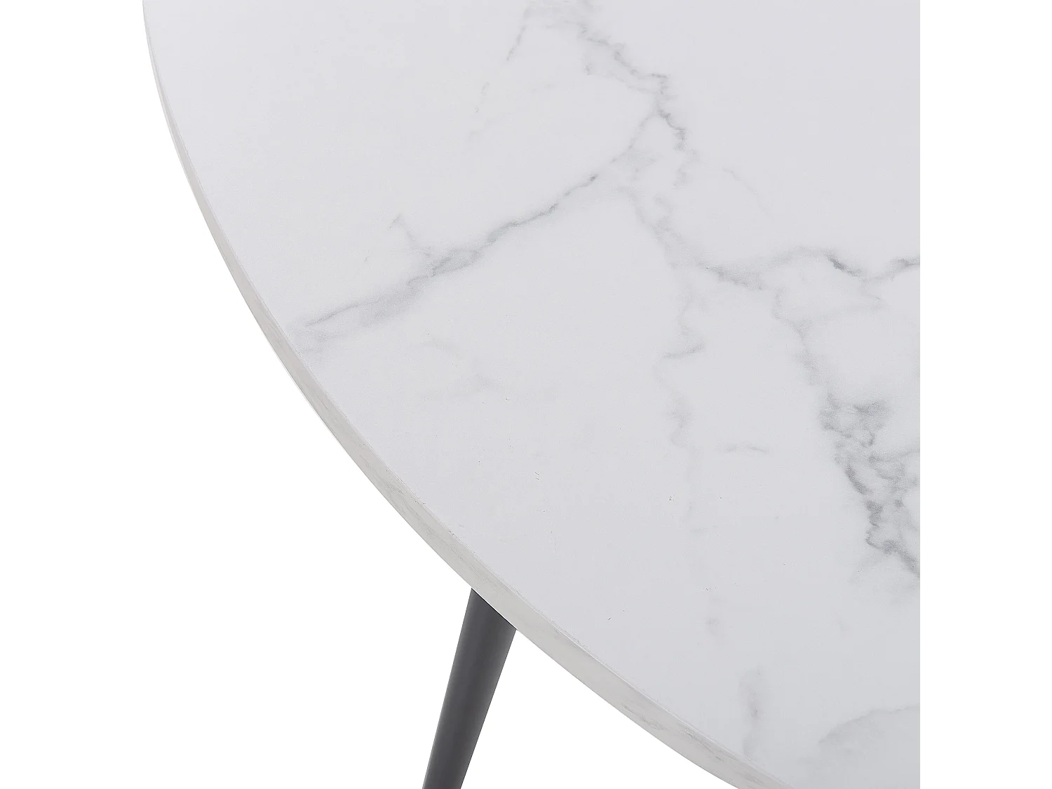 Table de repas ODEON Marbre blanc 120 cm 120 cm