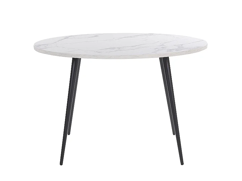 Table de repas ODEON Marbre blanc 120 cm 120 cm
