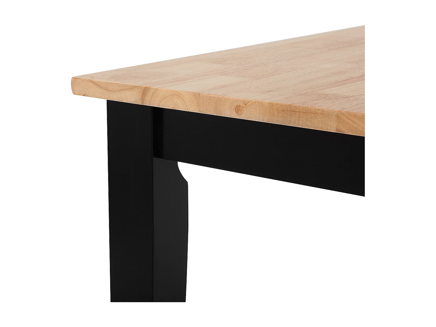 Esstisch Holz Landhausstil 120x75 cm schwarz Houston