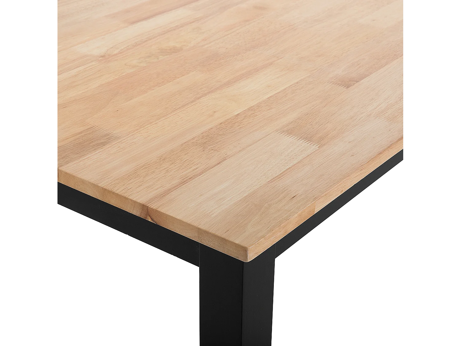 Eettafel HOUSTON Bruin/zwart 120 cm 75 cm Hout