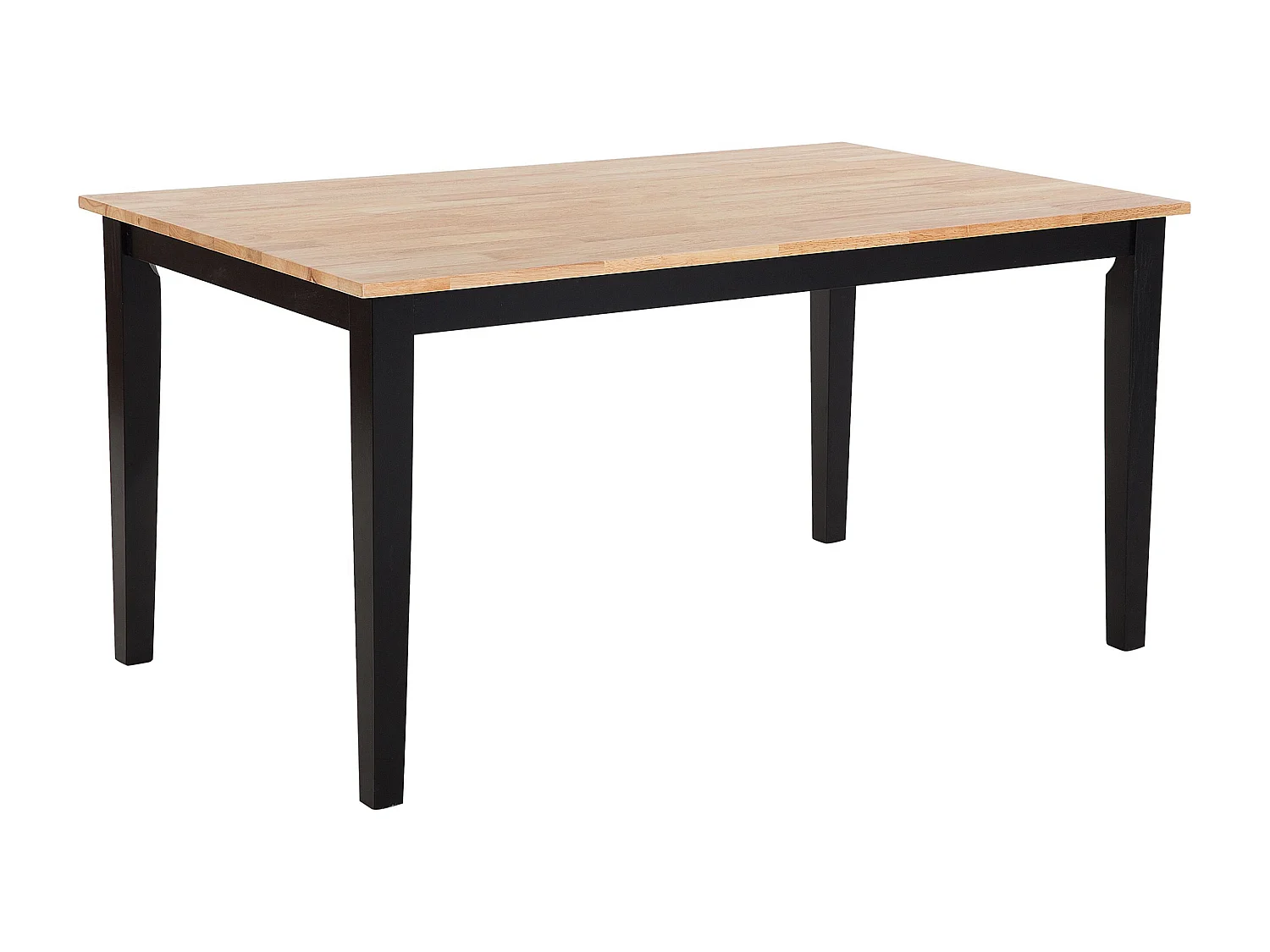Eettafel HOUSTON Bruin/zwart 120 cm 75 cm Hout