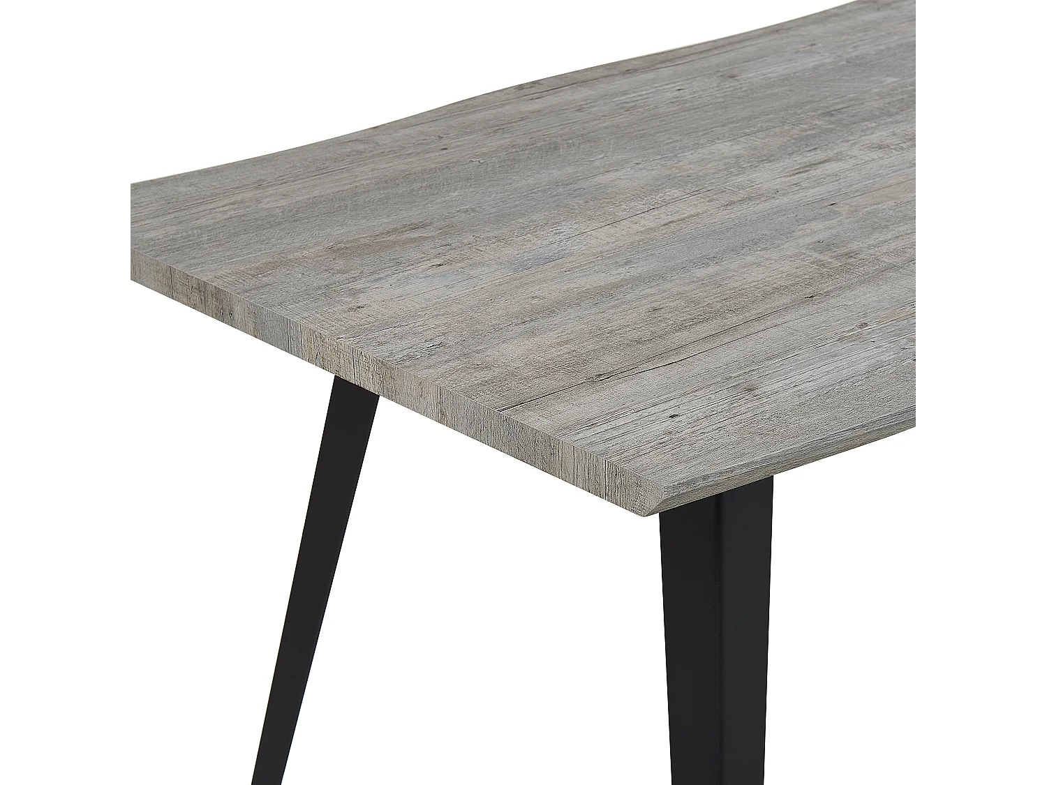 Table de repas WITNEY Gris 160 cm 90 cm