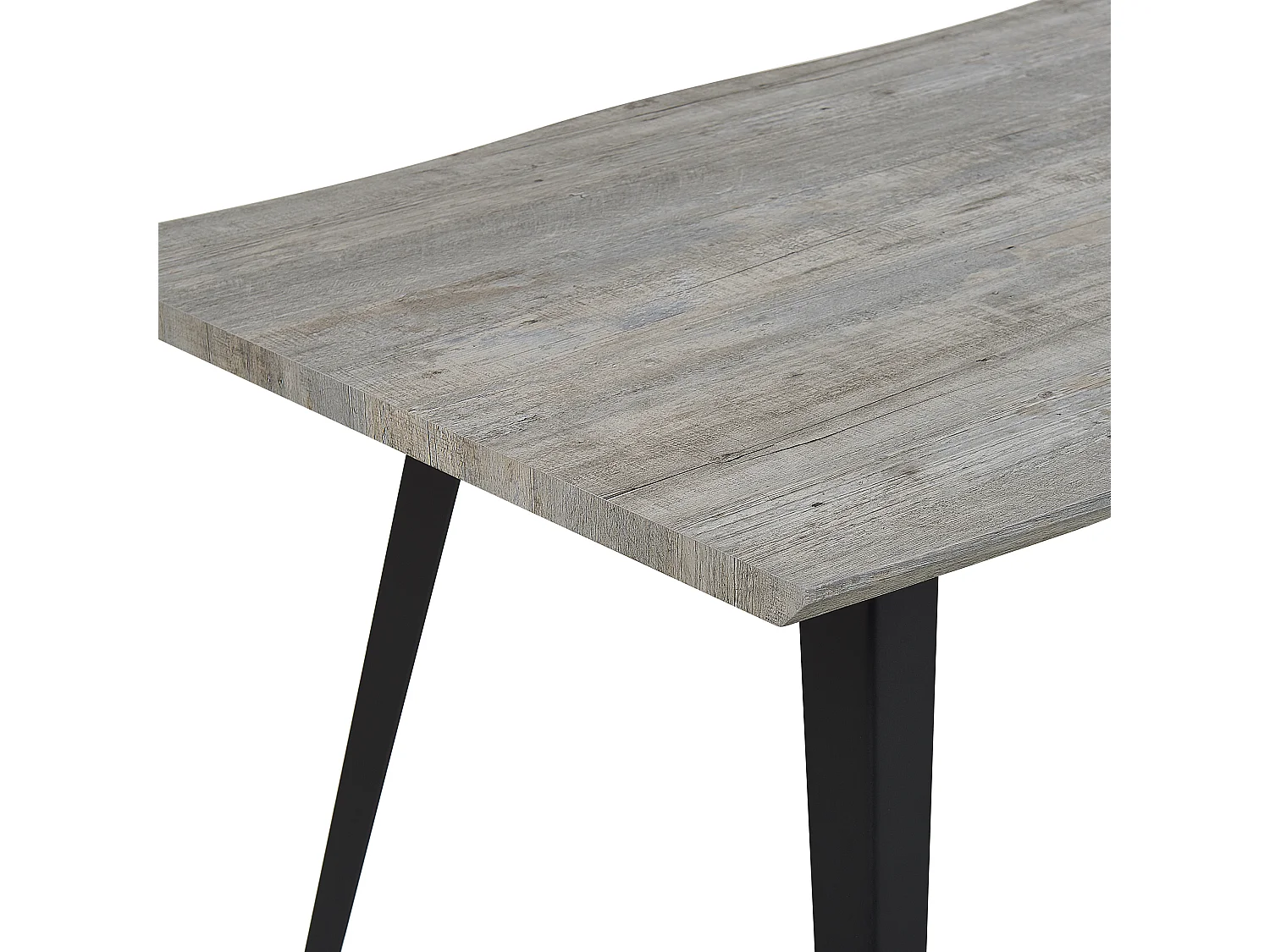 Table de repas WITNEY Gris 160 cm 90 cm