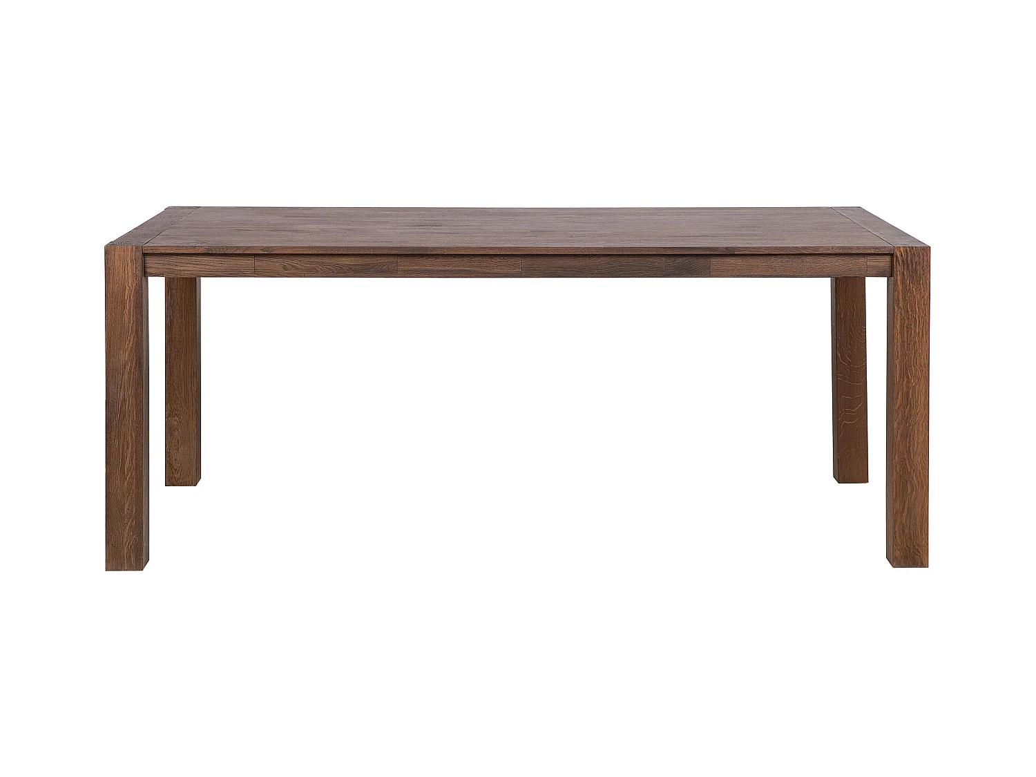 Eettafel NATURA Donkerbruin 180 cm 85 cm Eikenhout