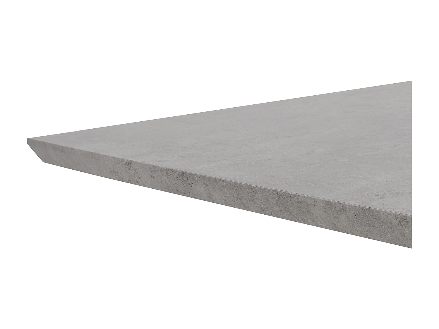 Table de repas SPECTRA Effet béton gris 140 cm 80 cm