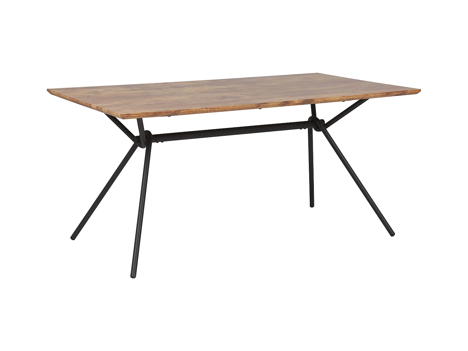 Table de repas AMSTERDAM Marron foncé 160 cm 90 cm