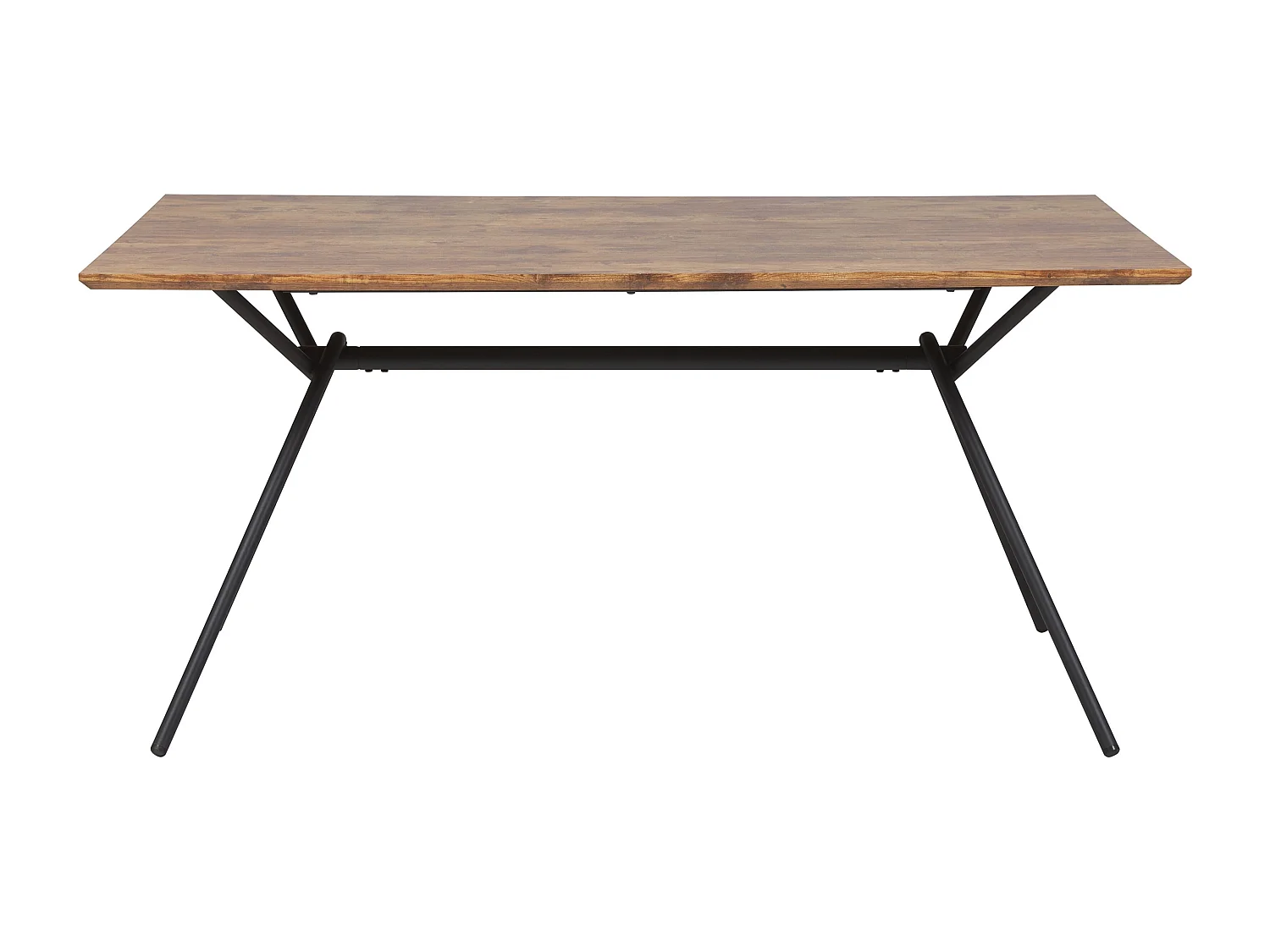 Table de repas AMSTERDAM Marron foncé 160 cm 90 cm