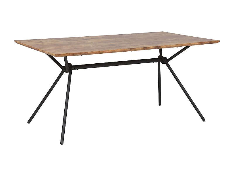 Tavolo da pranzo AMSTERDAM Marrone scuro 160 cm 90 cm