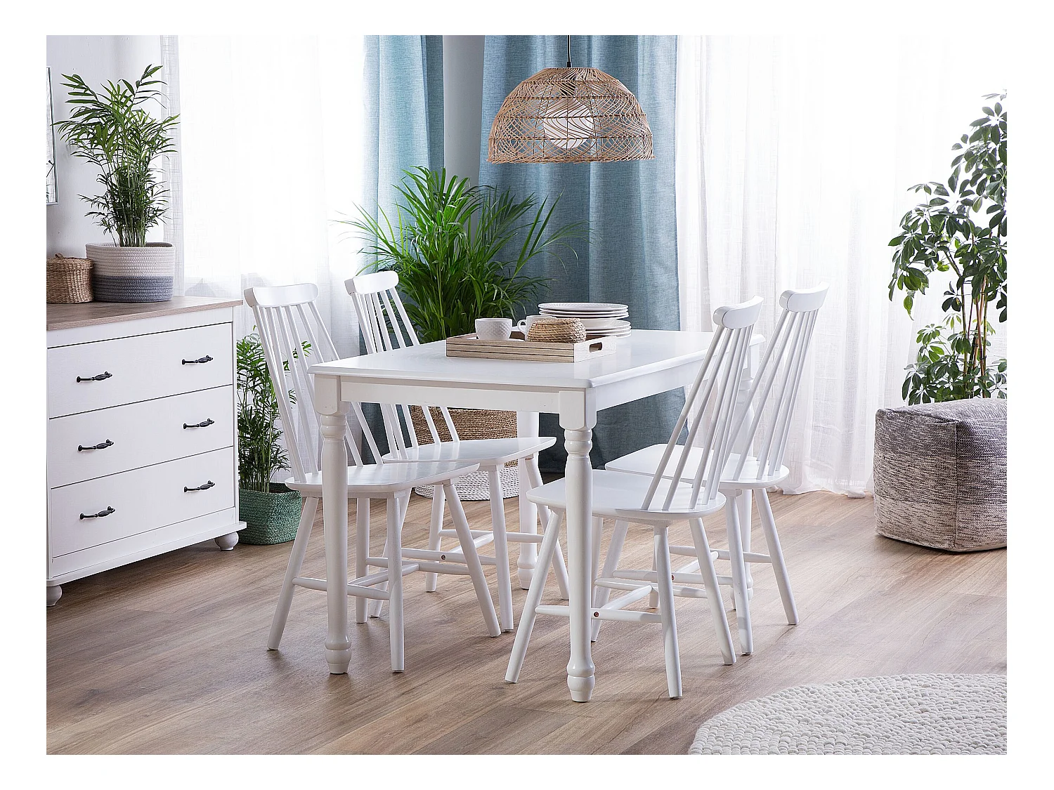 Esstisch CARY Weiss 120 cm 75 cm