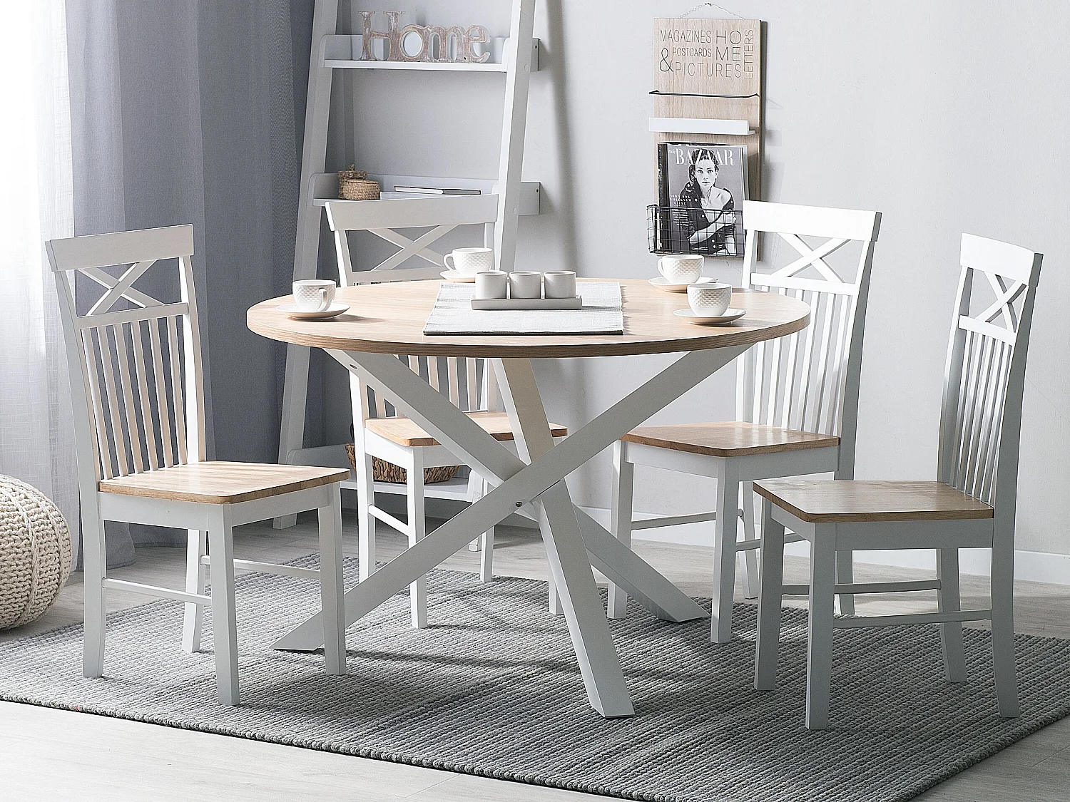 Table de repas JACKSONVILLE Marron clair 120 cm 120 cm