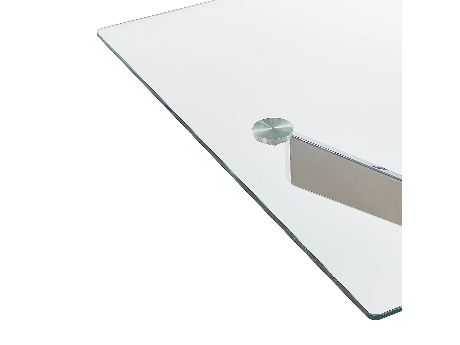 Table de repas MARAMO Argenté 120 cm 70 cm Verre de sécurité