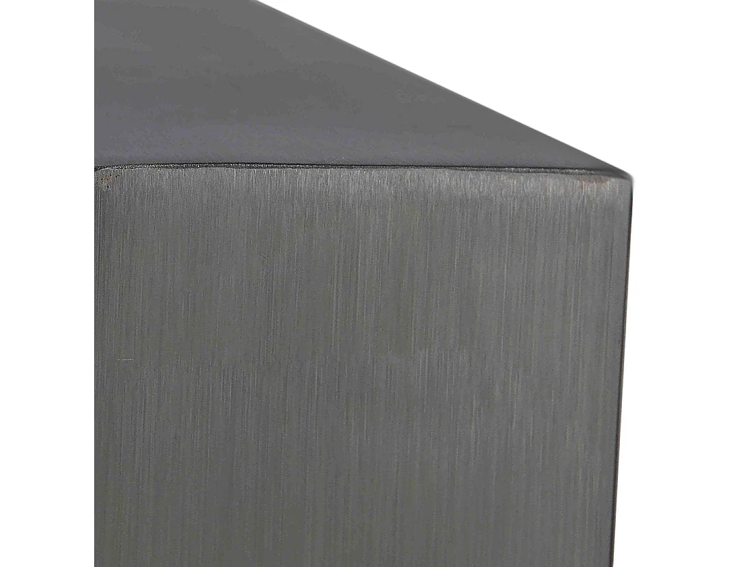 Table de repas ARCTIC Argenté 180 cm 90 cm