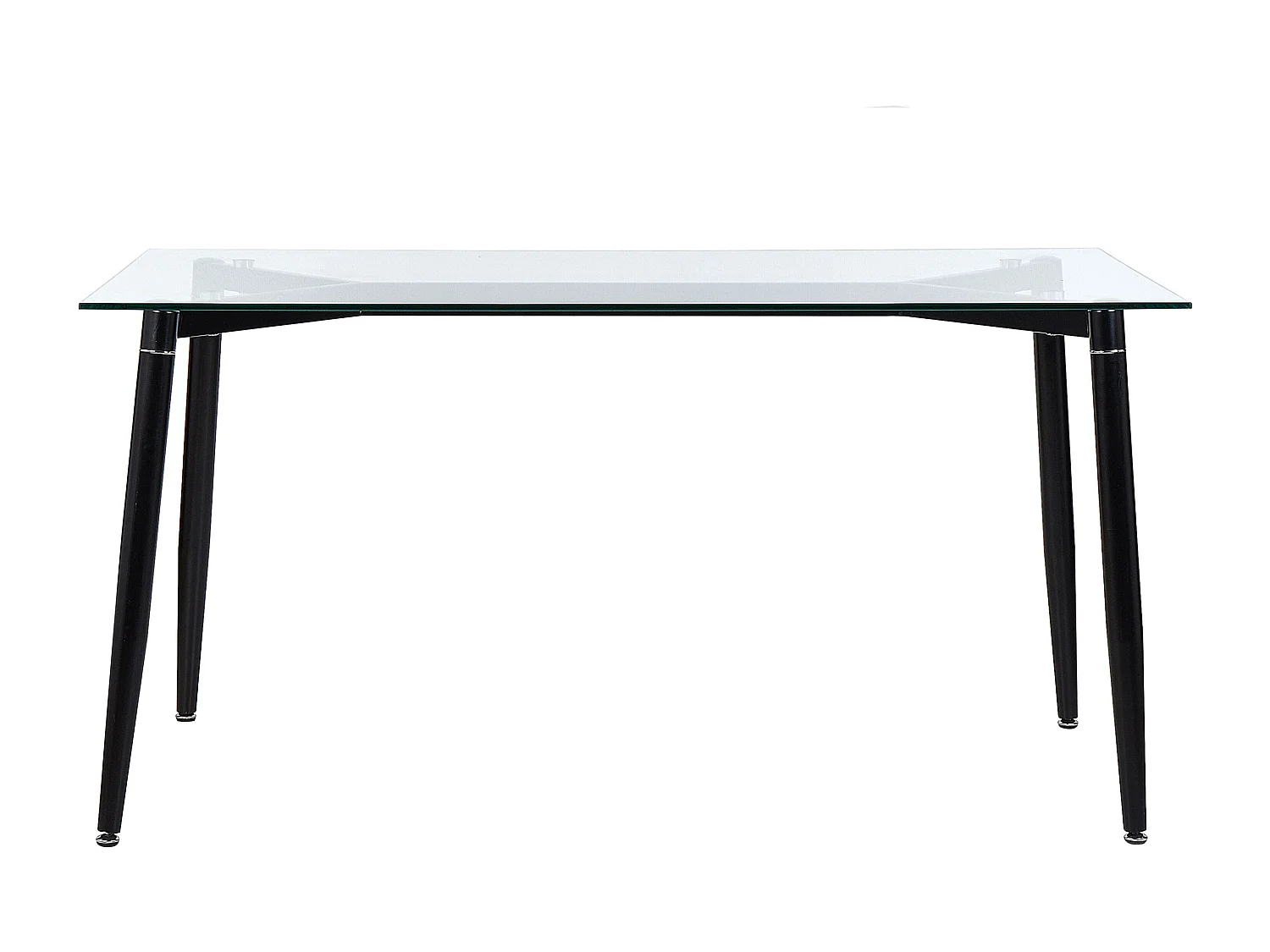 Eettafel TOTHAM Zwart 150 cm 90 cm Veiligheidsglas