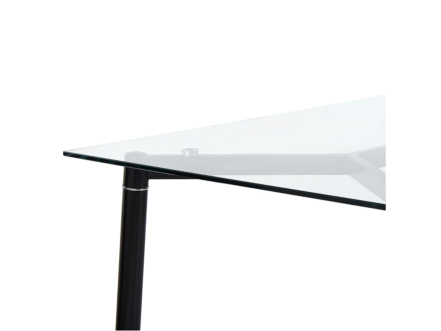 Eettafel TOTHAM Zwart 150 cm 90 cm Veiligheidsglas