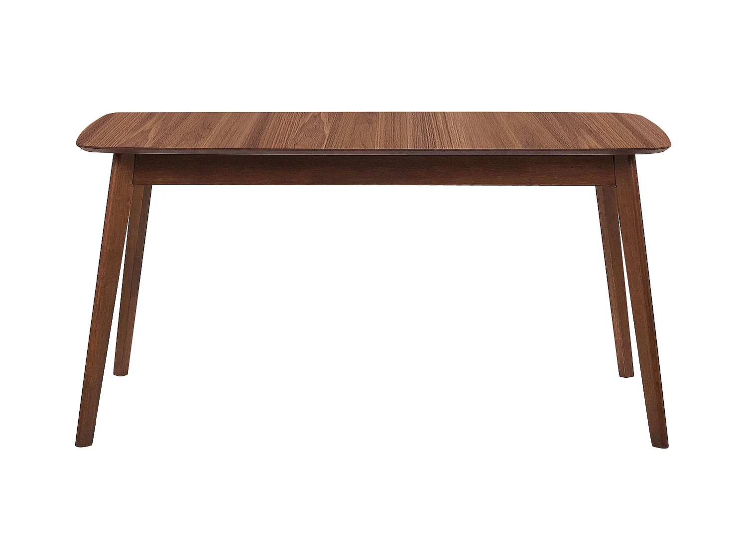 Eettafel MADOX Donker walnoothout 150 cm 90 cm