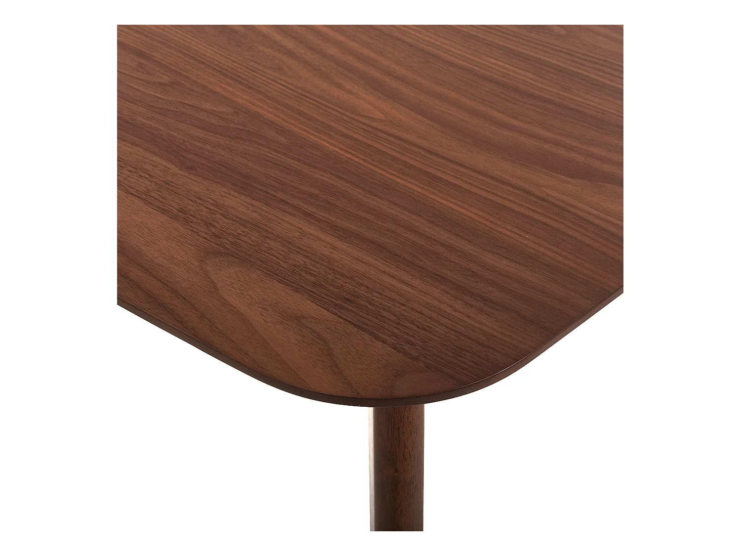 Eettafel MADOX Donker walnoothout 150 cm 90 cm