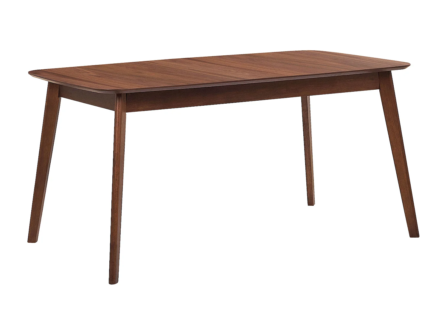 Eettafel MADOX Donker walnoothout 150 cm 90 cm