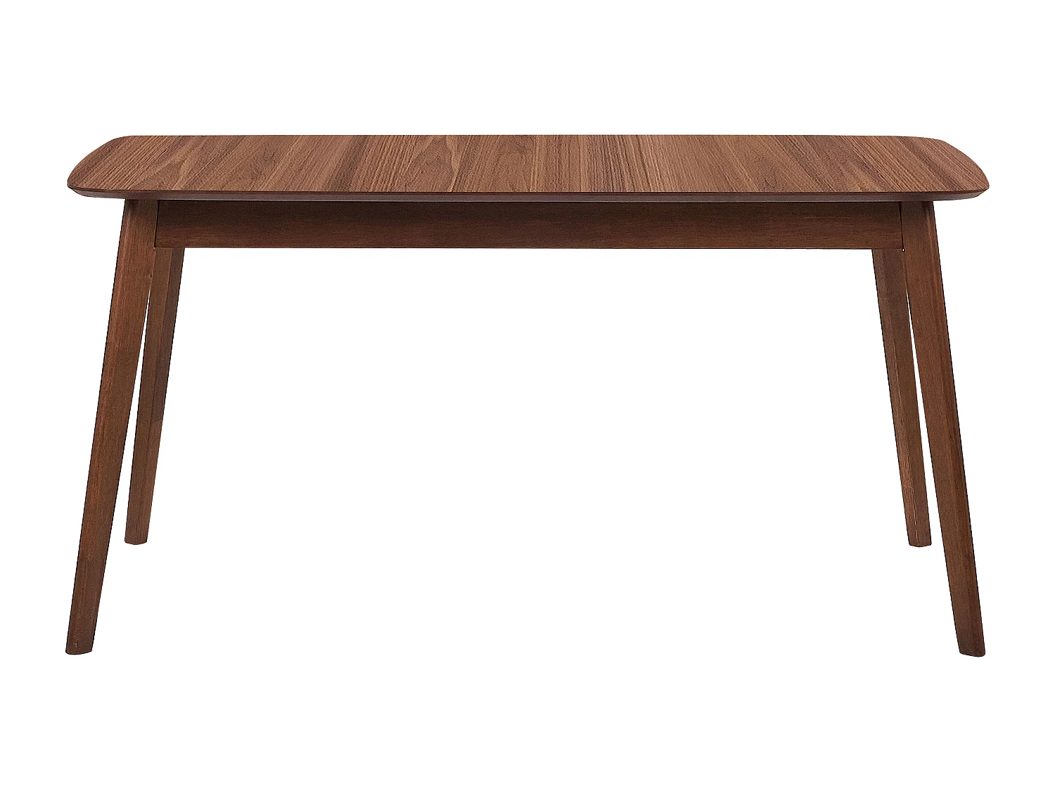 Eettafel MADOX Donker walnoothout 150 cm 90 cm