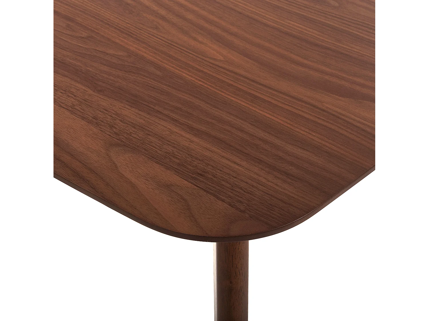 Eettafel MADOX Donker walnoothout 150 cm 90 cm