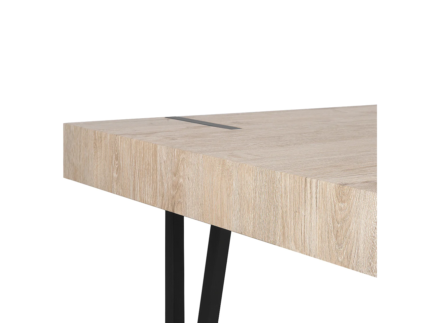 Stół do jadalni ADENA Jasnobrązowy 180 cm 90 cm