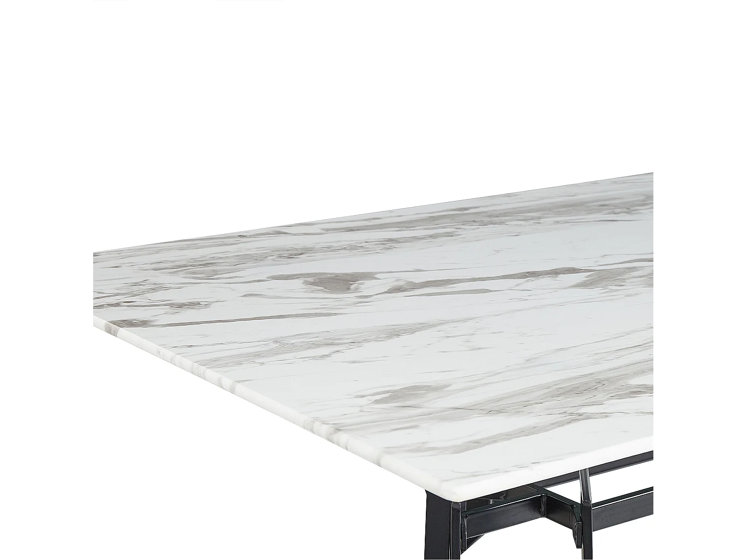 Eettafel BALLINA Wit 160 cm 90 cm Veiligheidsglas