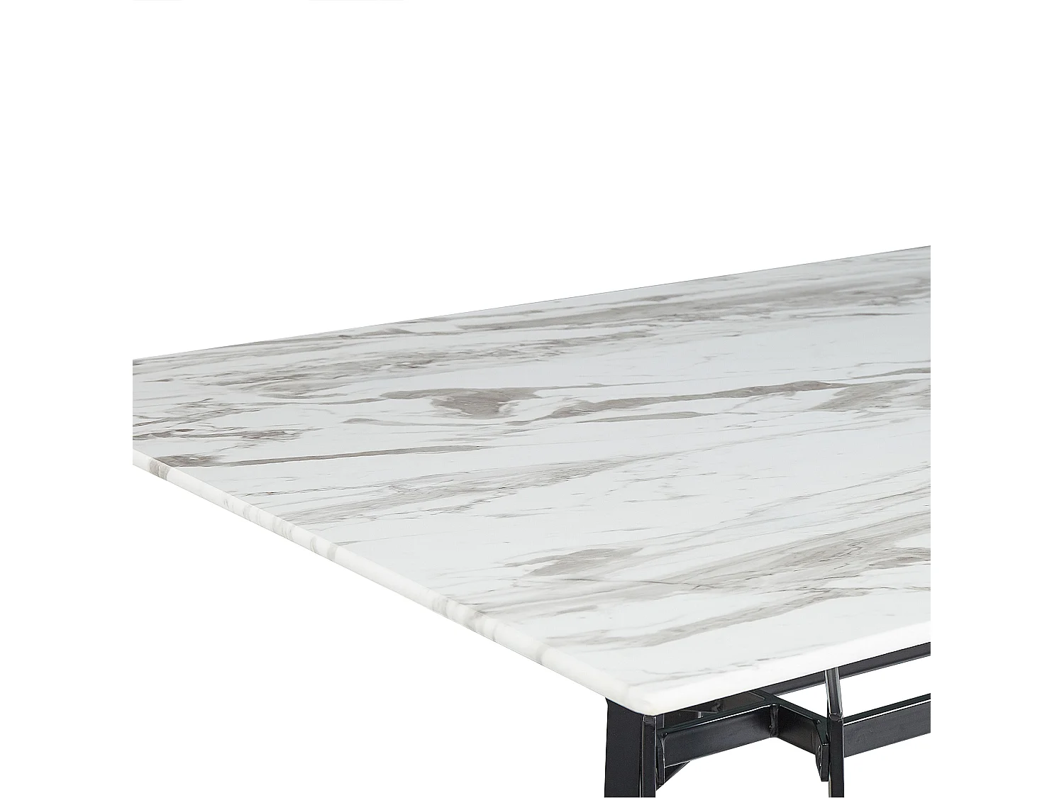 Eettafel BALLINA Wit 160 cm 90 cm Veiligheidsglas