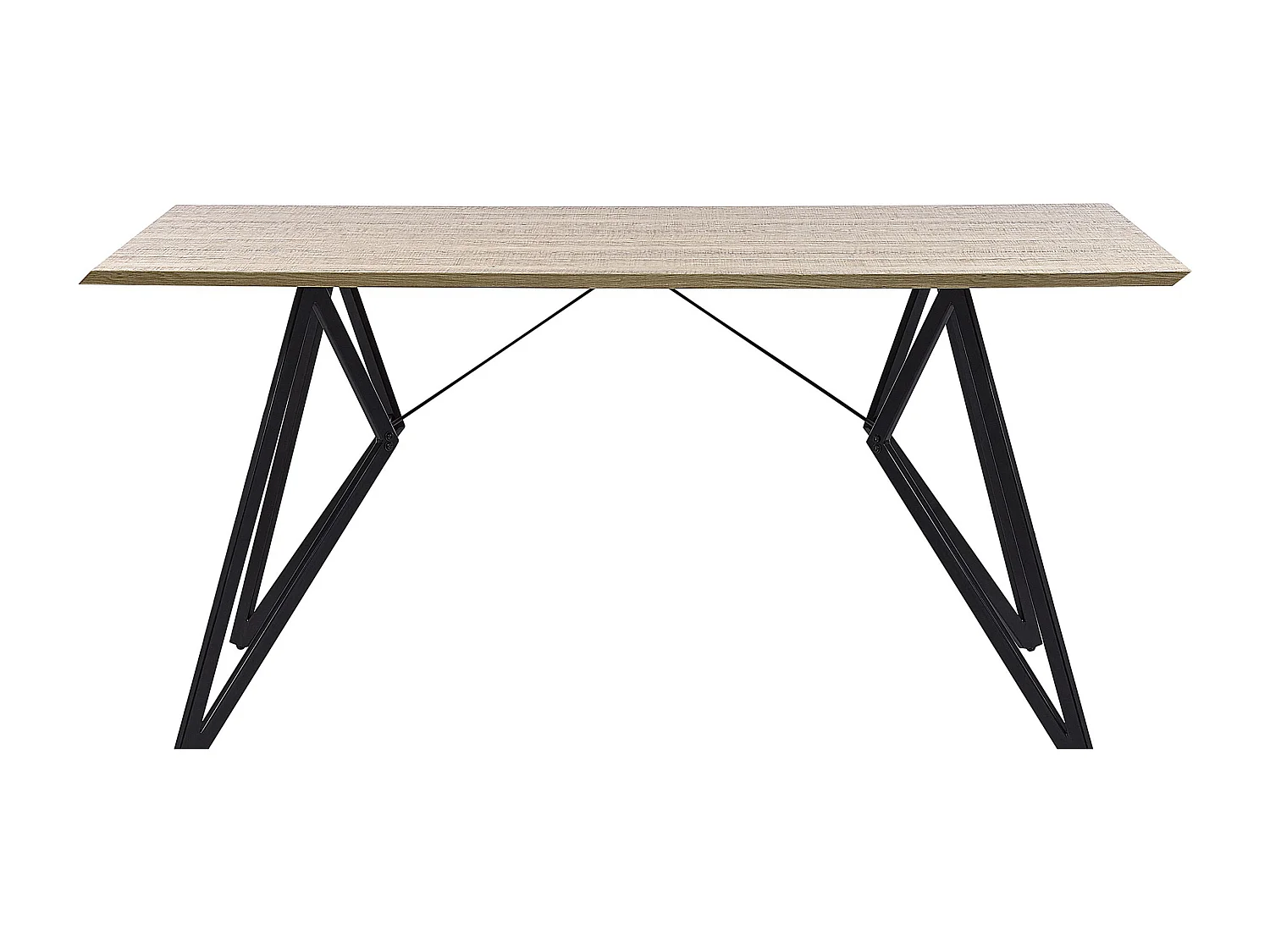 Tavolo da pranzo BUSCOT Marrone chiaro 160 cm 90 cm