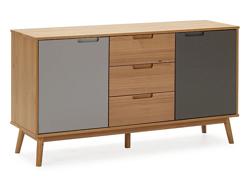 Sideboard Bruce 3 Schubladen 2 Türen
