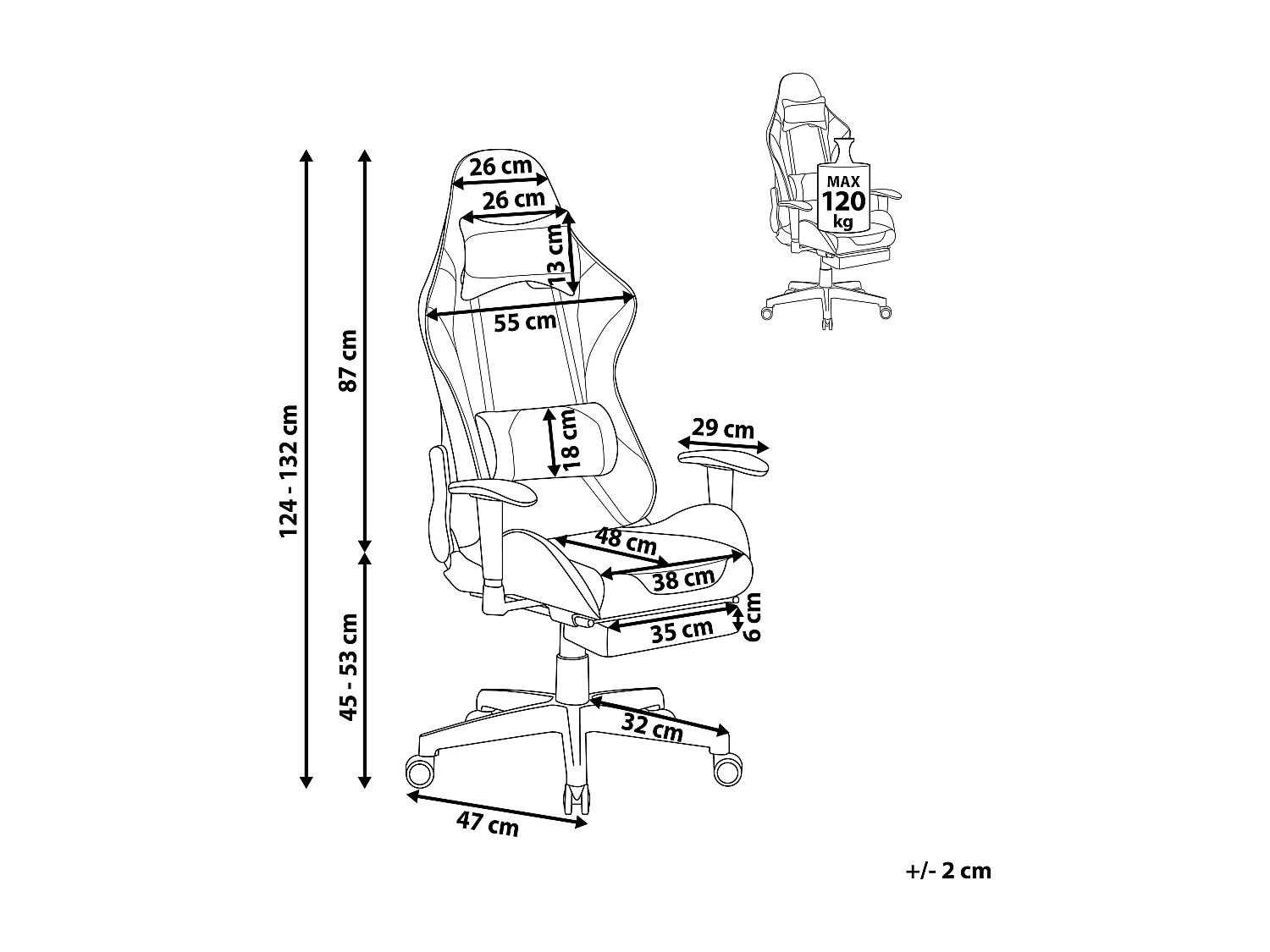 Siège de gaming VICTORY Cuir PU Gris foncé