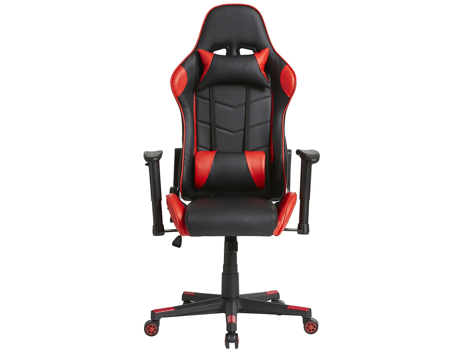 Fauteuil de bureau Gaming Racer professionnel Rouge, inclinaison et hauteur réglable