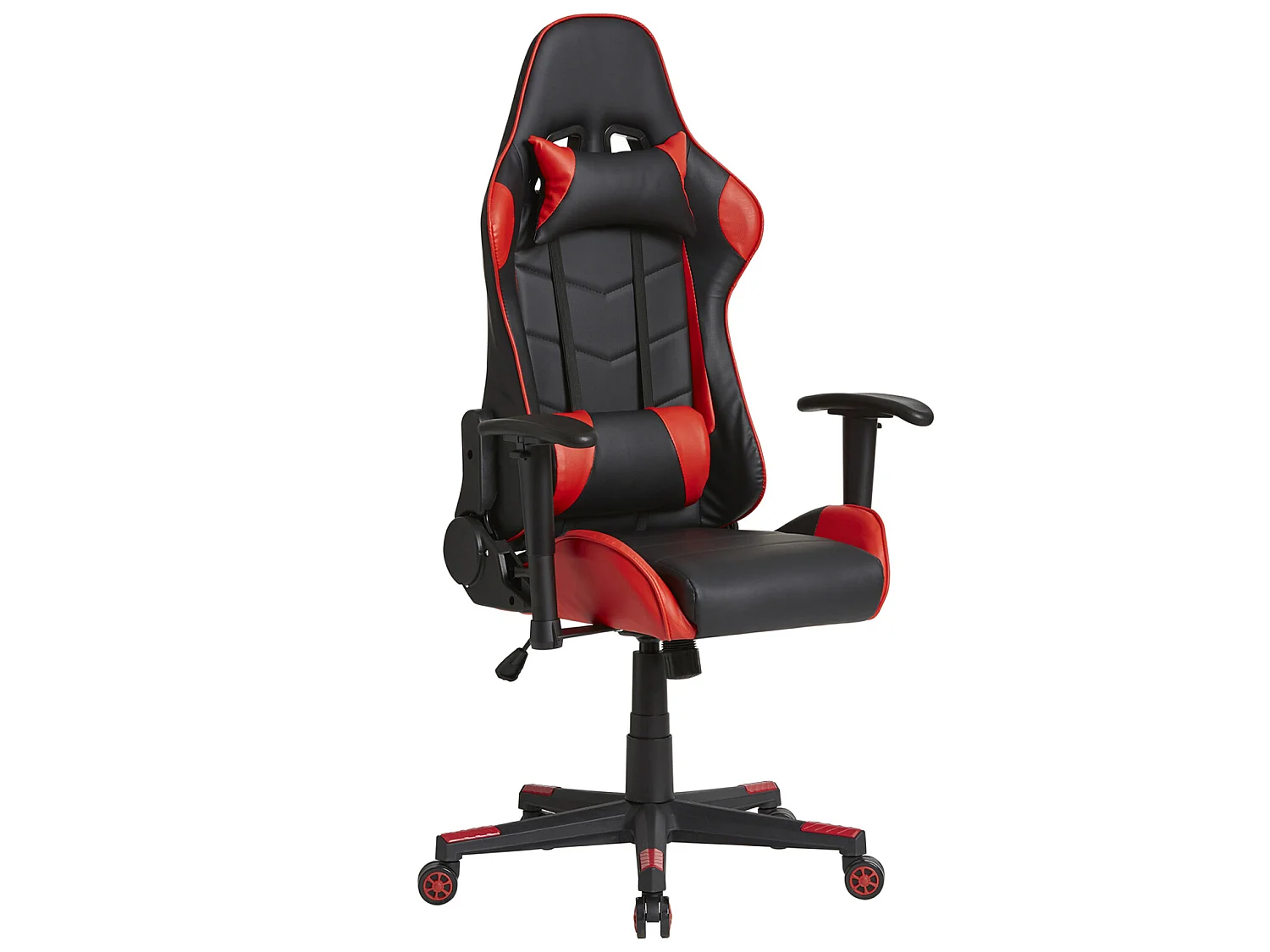 Fauteuil de bureau Gaming Racer professionnel Rouge, inclinaison et hauteur réglable