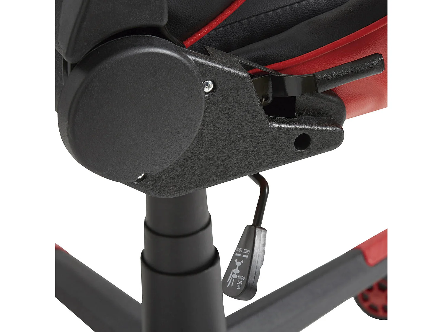 Fauteuil de bureau Gaming Racer professionnel Rouge, inclinaison et hauteur réglable