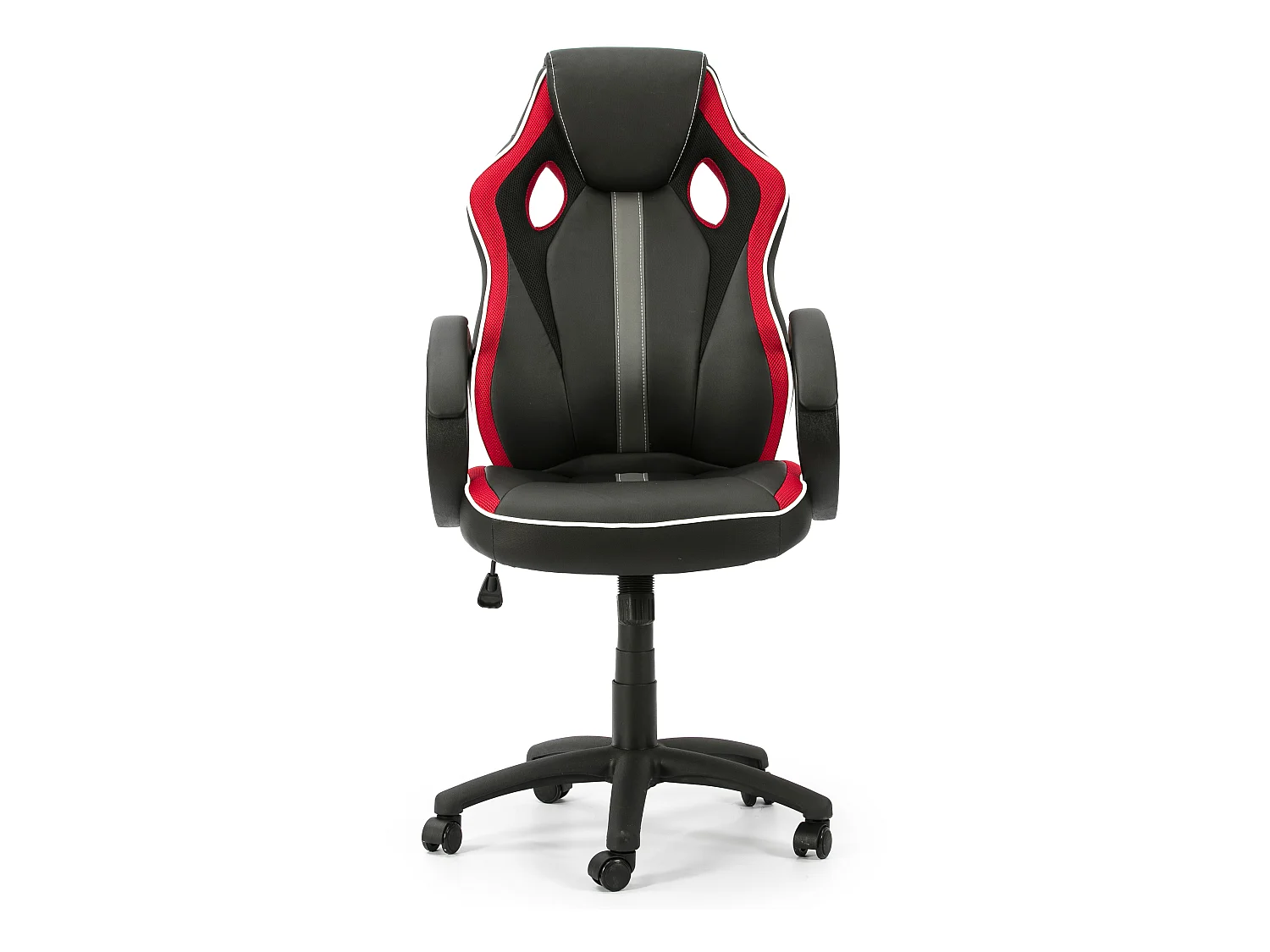 Sillón de Oficina elevable y reclinable Formula, Color Negro/Rojo