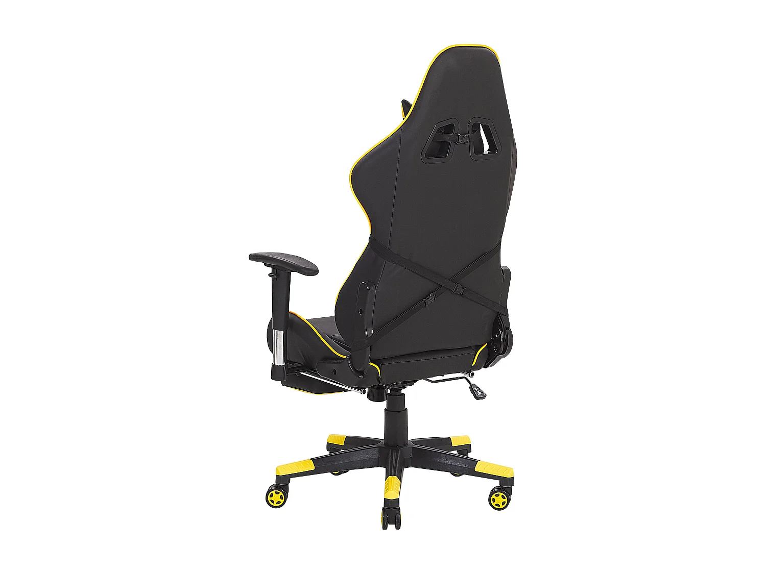 Siège de gaming VICTORY Cuir PU Jaune
