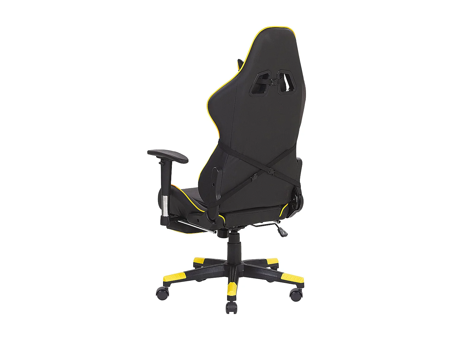 Siège de gaming VICTORY Cuir PU Jaune