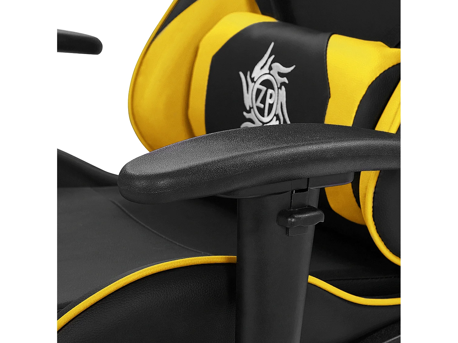 Siège de gaming VICTORY Cuir PU Jaune