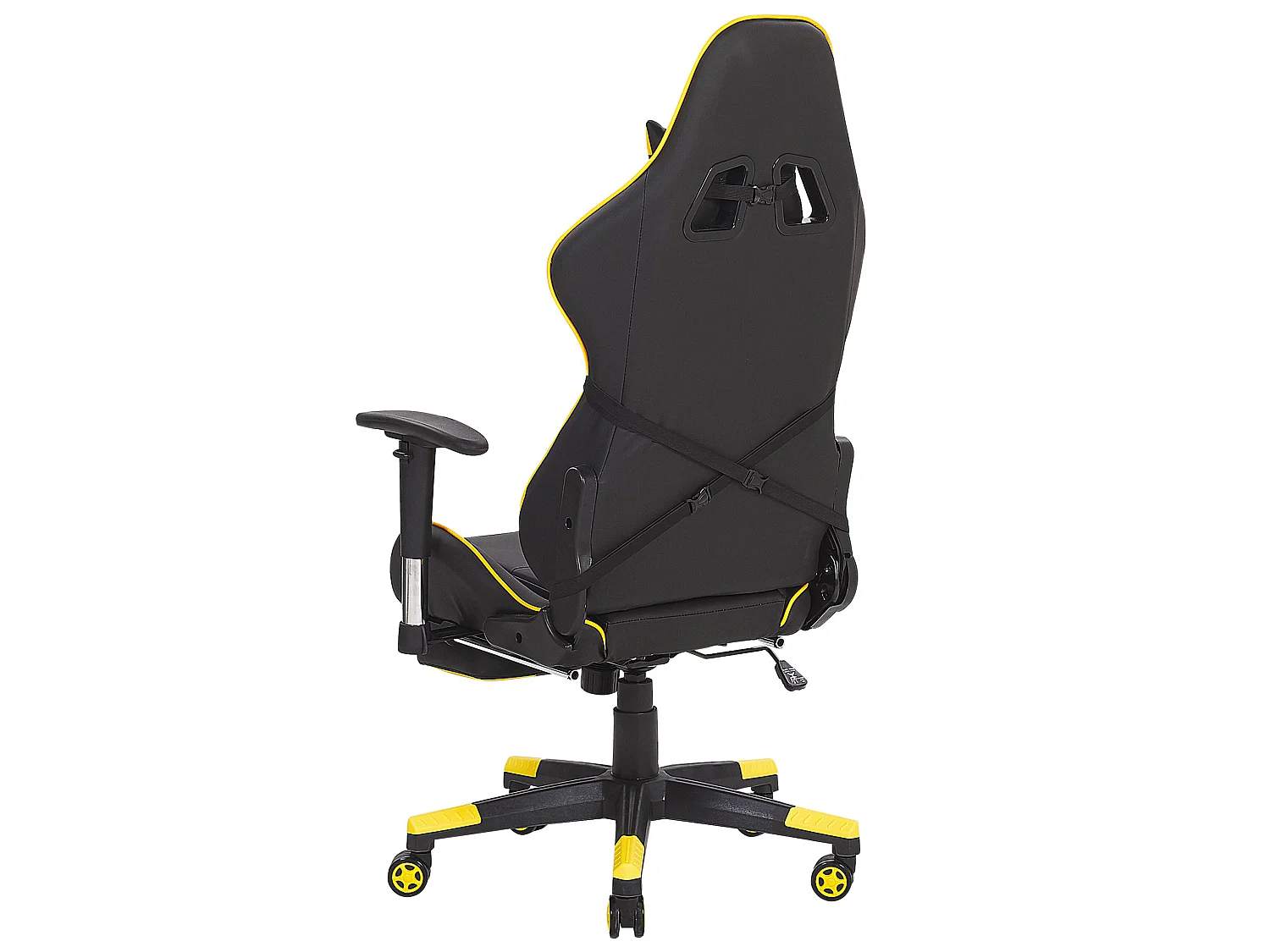 Siège de gaming VICTORY Cuir PU Jaune