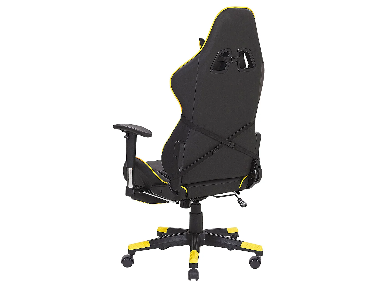 Siège de gaming VICTORY Cuir PU Jaune